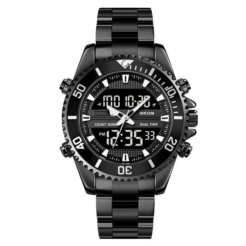 Men's Fashion Multifunctional Outdoor Sports Dual Display Watch