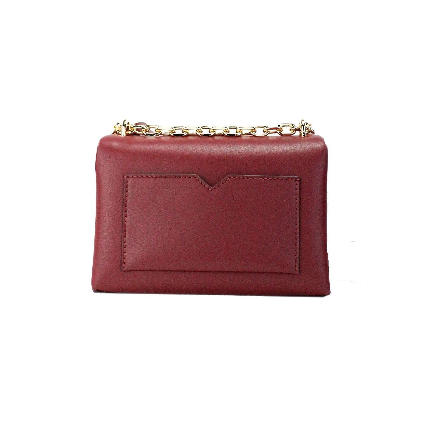 Michael Kors Cece Small Convertible Flap Crossbody Shoulder Bag (Dark Cherry)