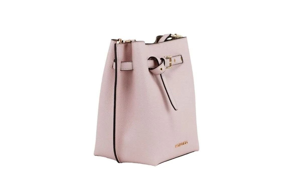 Michael Kors Emilia Small Bucket Messenger Bag (Powder Blush)