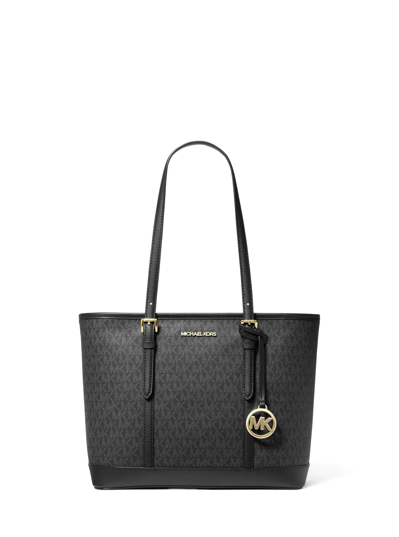 Michael Kors Jet Set Travel Small Logo Top-Zip Tote Bag