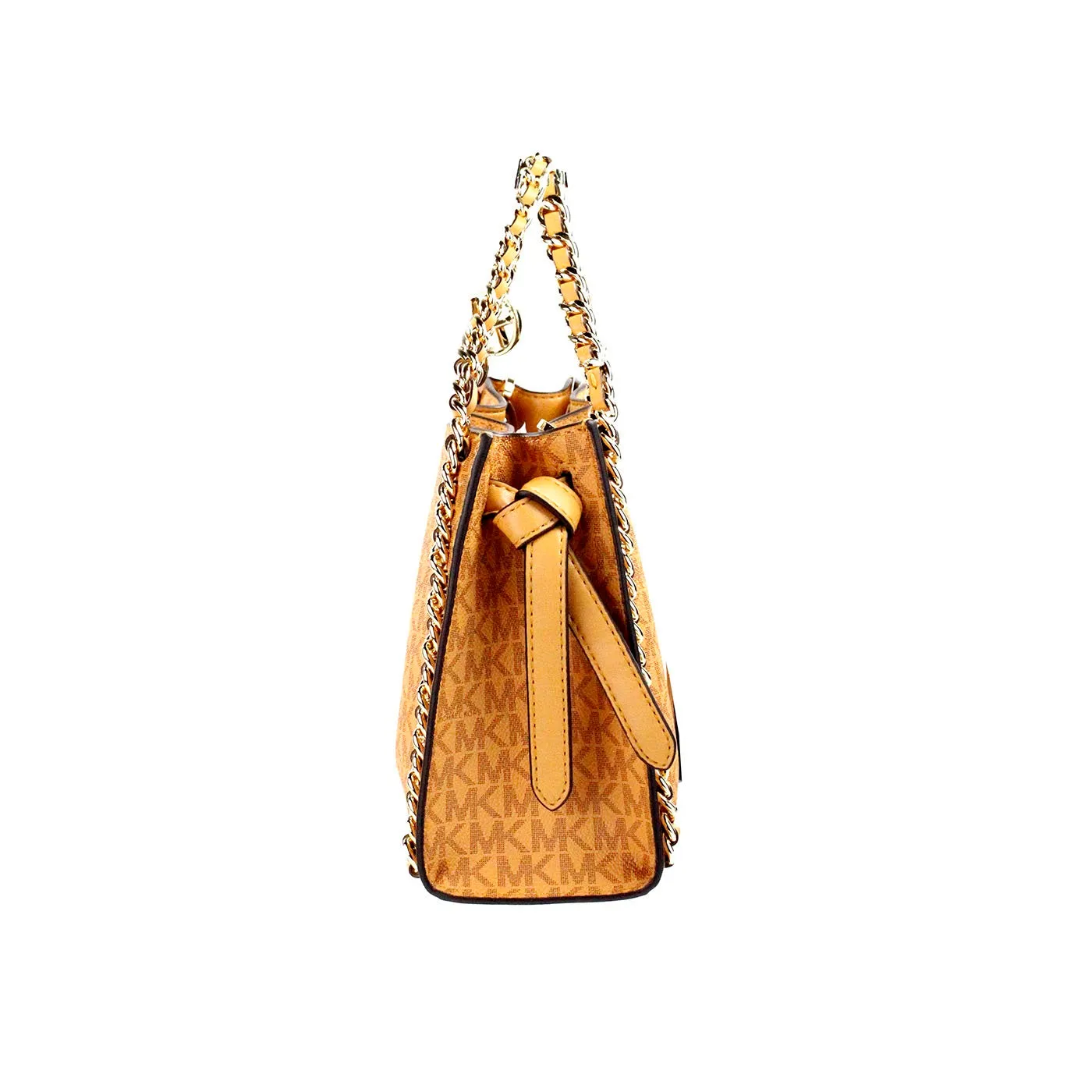 Michael Kors Mina Small Belted Cider Chain Inlay Crossbody Bag