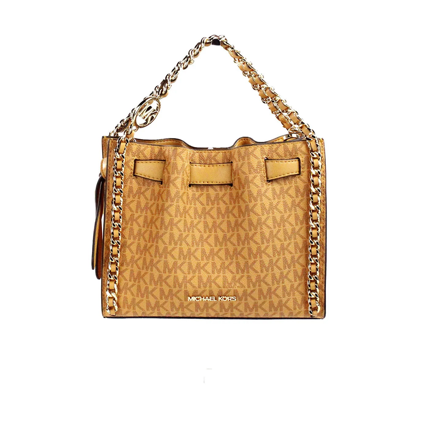 Michael Kors Mina Small Belted Cider Chain Inlay Crossbody Bag