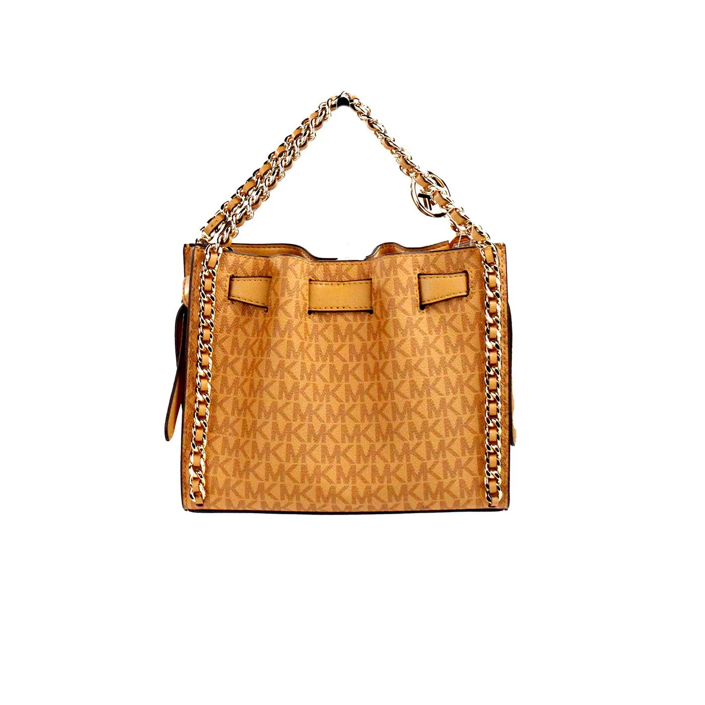 Michael Kors Mina Small Belted Cider Chain Inlay Crossbody Bag