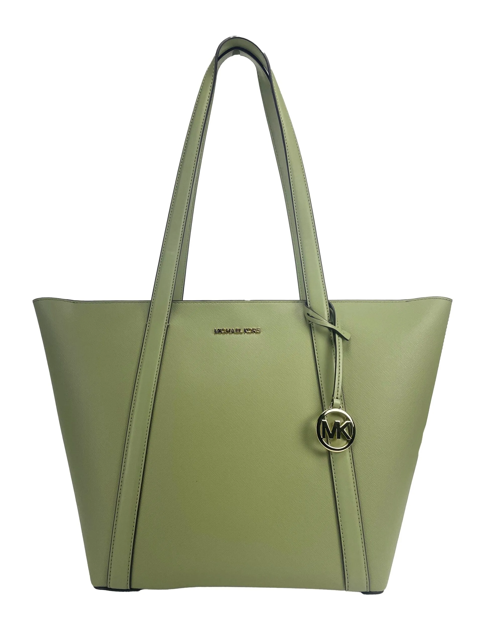 Michael Kors Pratt Large Shoulder Tote Bag (Light Sage)