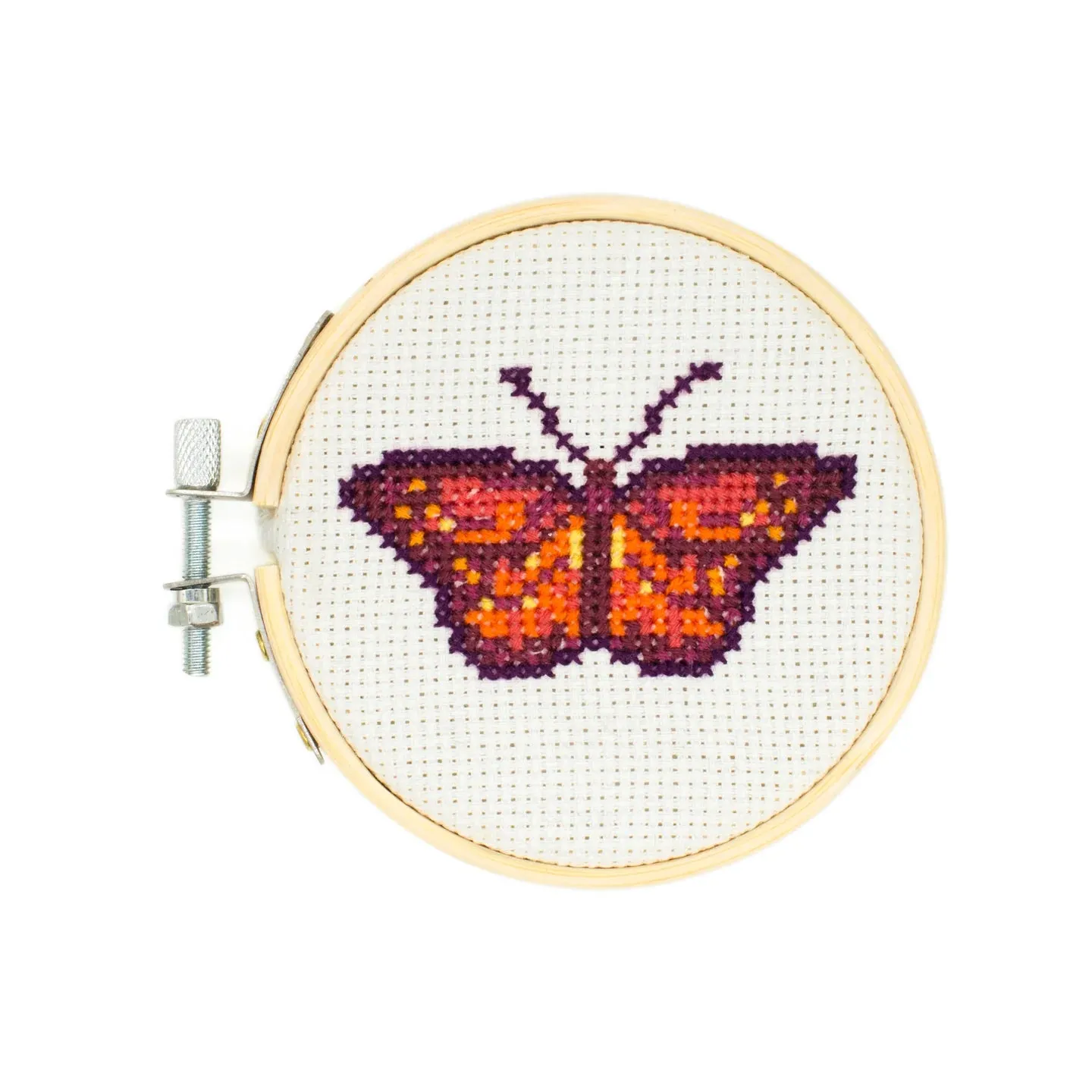 Mini Cross Stitch Embroidery Kit Butterfly