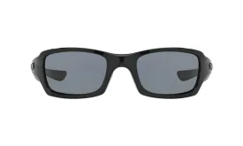 Oakley Standard Issue Mens Fives Squared Polished Black Frame - Gray Lens - Non Polarized Sunglasses