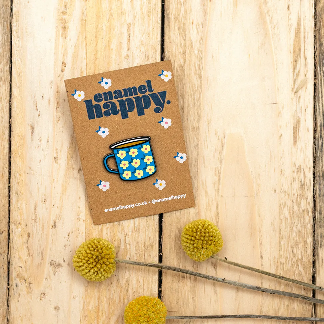 Pretty Pin Badges Retro Inspired - Enamelhappy