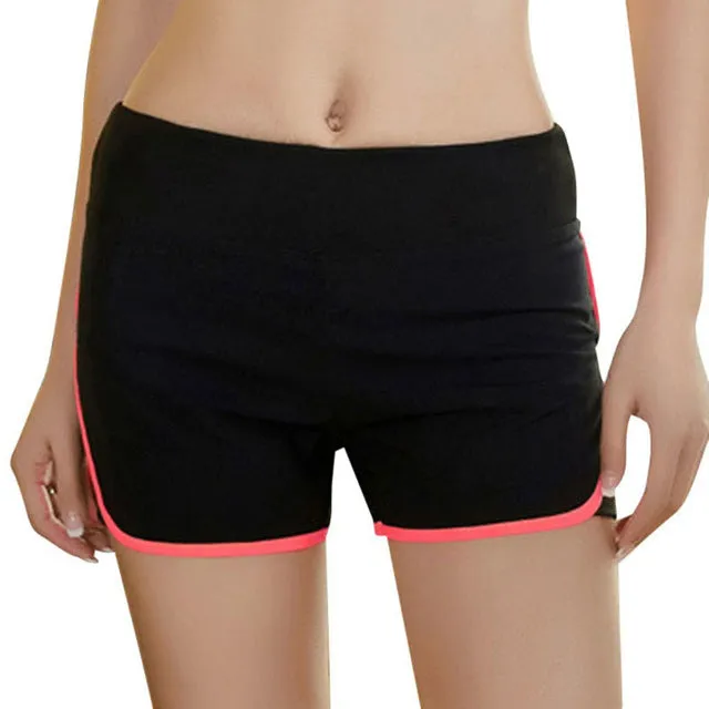 Quick Dry Side Slit Elastic Sports Shorts