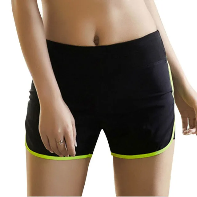 Quick Dry Side Slit Elastic Sports Shorts