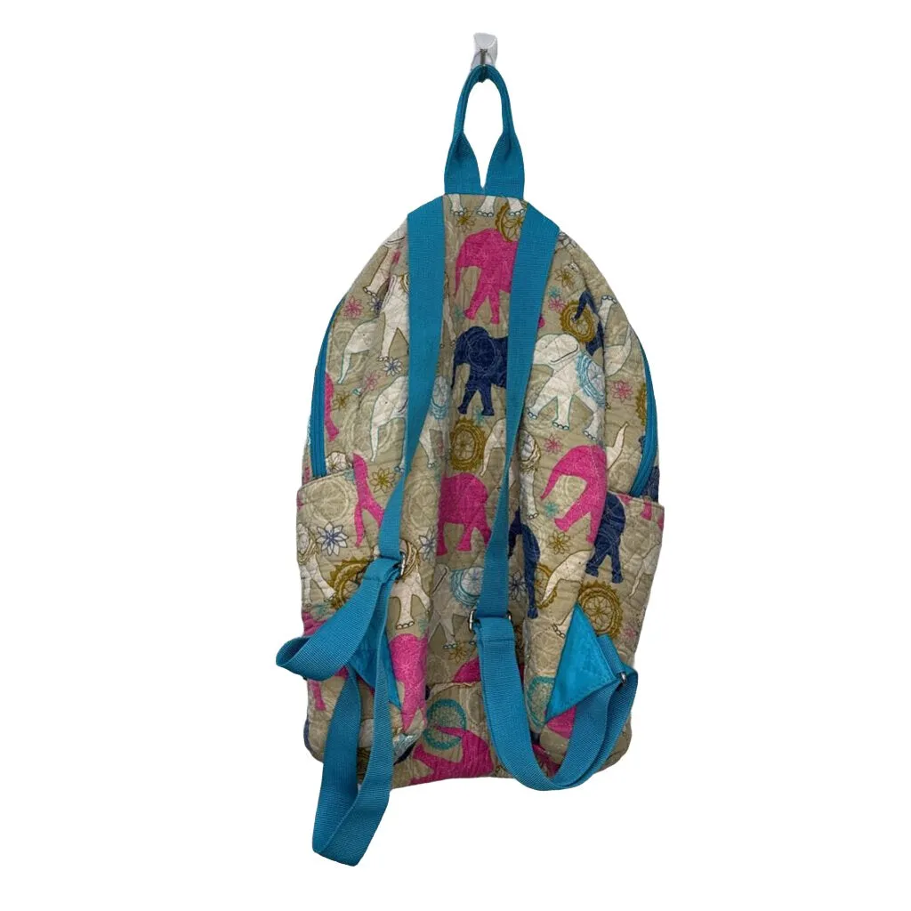 Quilted Elephant Backpack