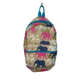 Quilted Elephant Backpack