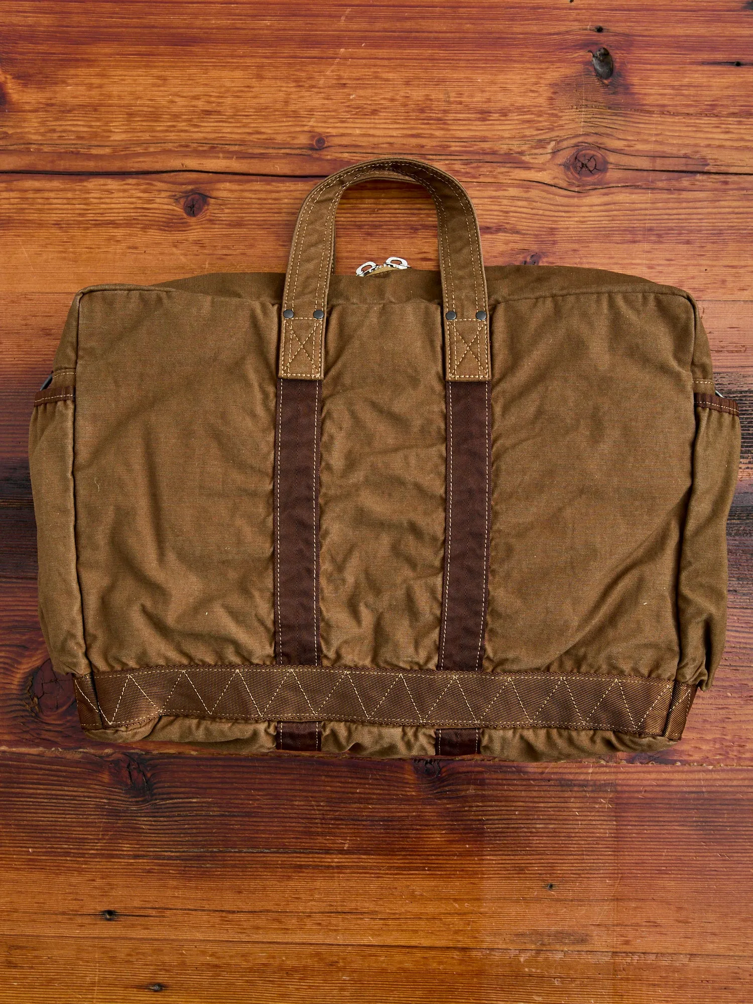 "Crag" 2-Way Boston Bag (S) in Coyote