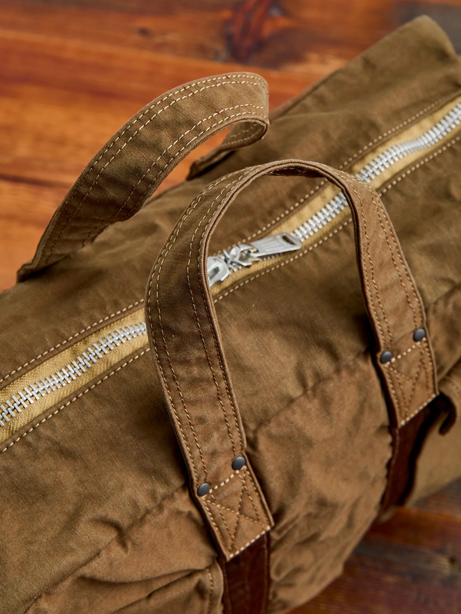 "Crag" 2-Way Boston Bag (S) in Coyote