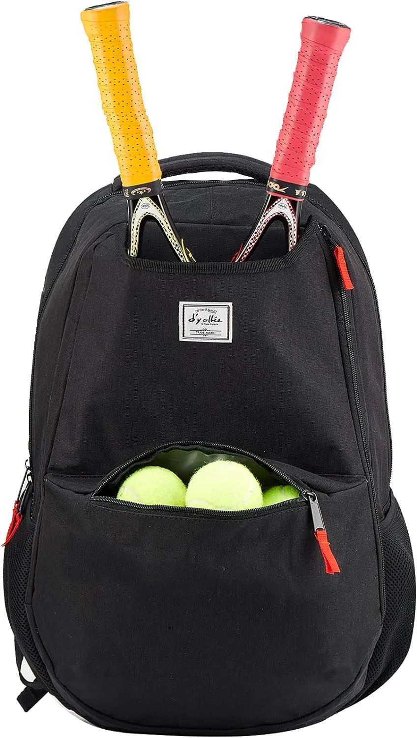 "D'Yallee All-in-One Sports Sling Bag with USB Charging - Ideal for Tennis, Racquetball, Pickleball, and more!"