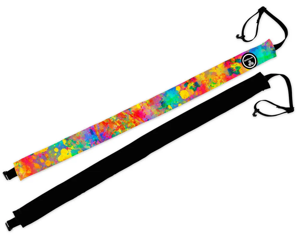 RAVEbandz Adjustable Headbands - (Clrfl Paint Splatter)