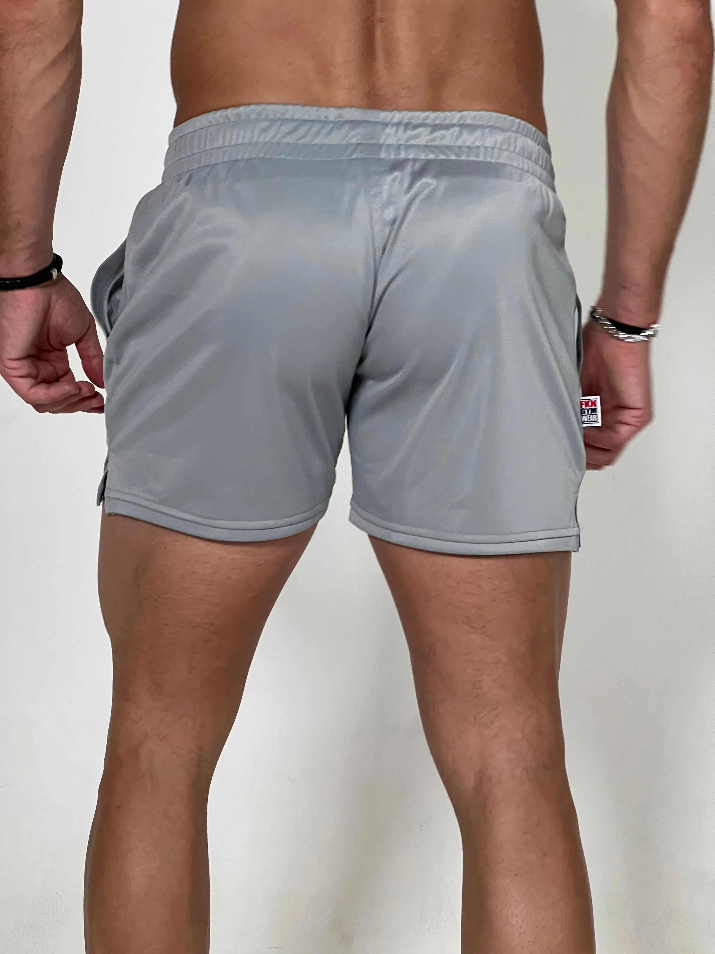 Relentless | Men's Gym Shorts | Silver