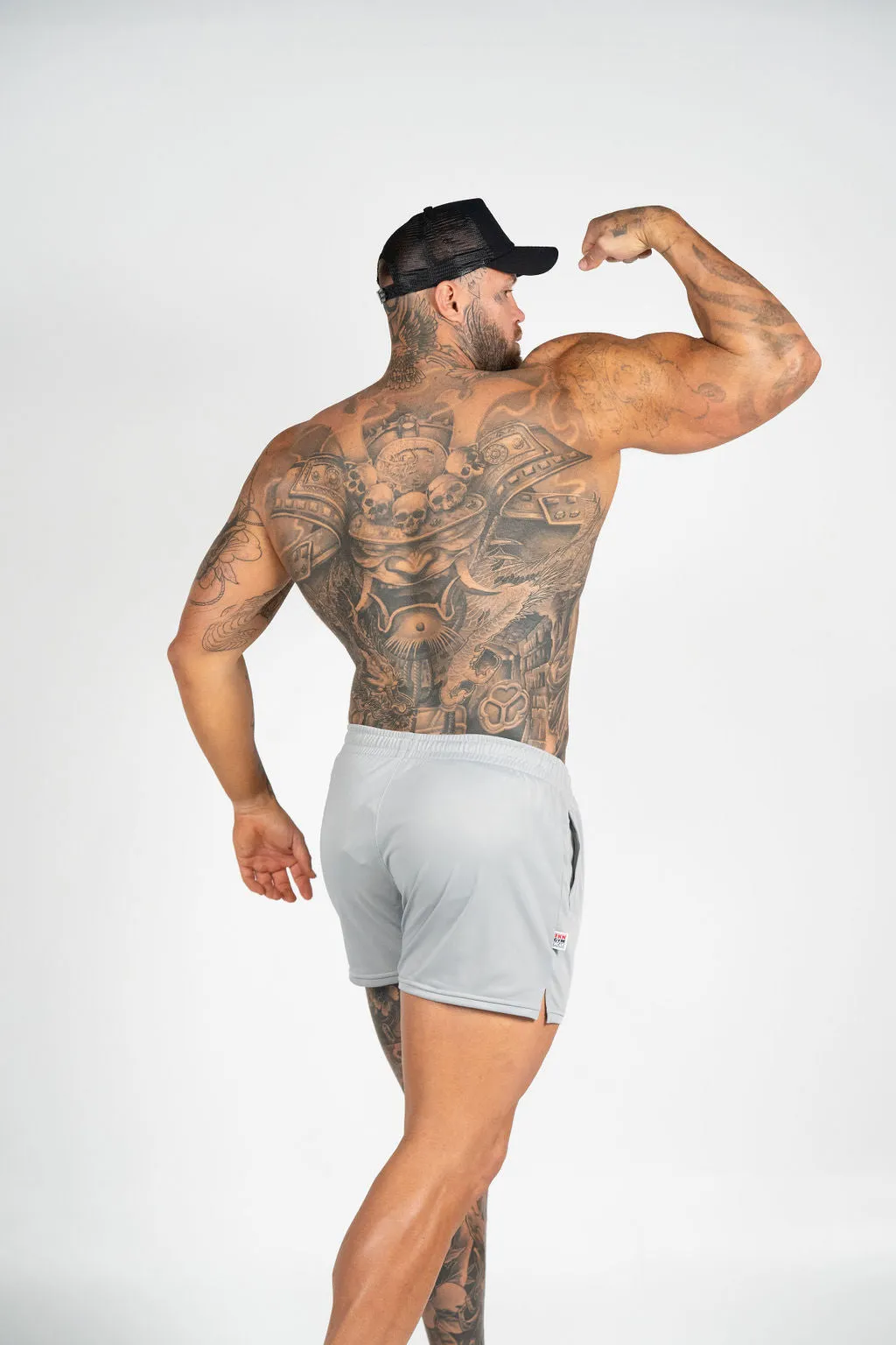 Relentless | Men's Gym Shorts | Silver