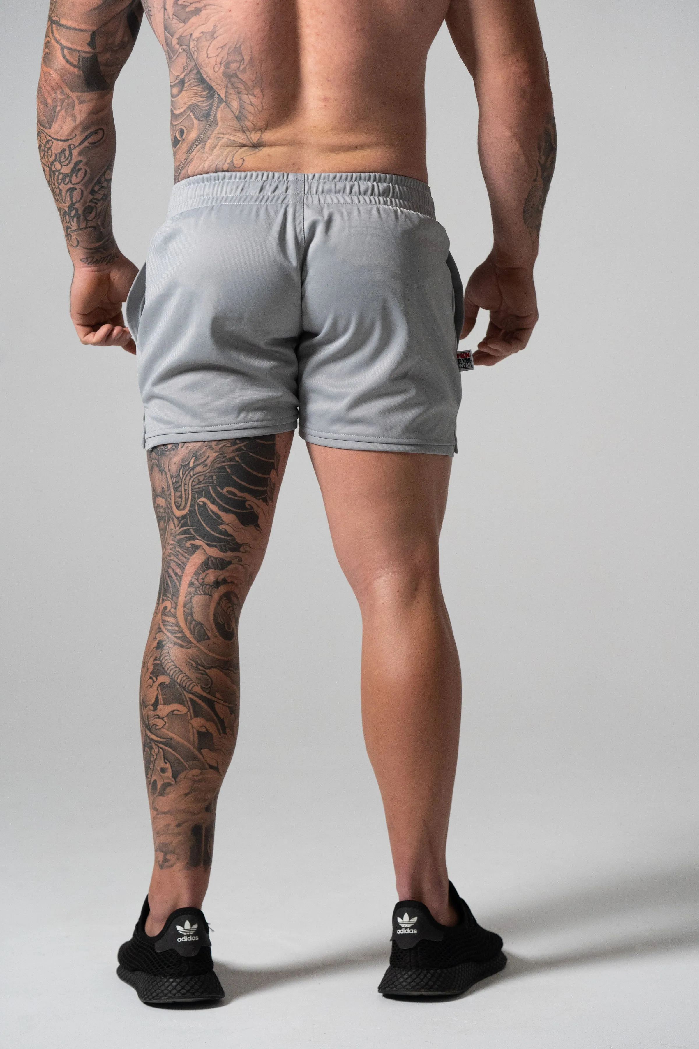 Relentless | Men's Gym Shorts | Silver