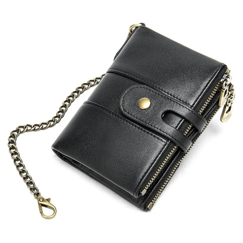 Retro Antitheft Belt Buckles Wallet