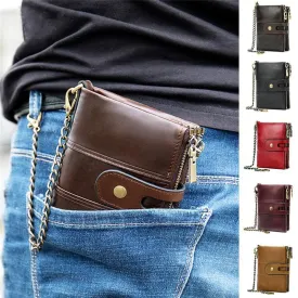 Retro Antitheft Belt Buckles Wallet