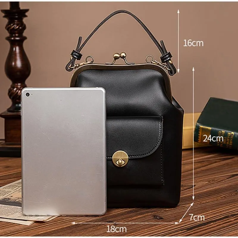 Retro Clip Hasp Shoulder Bag