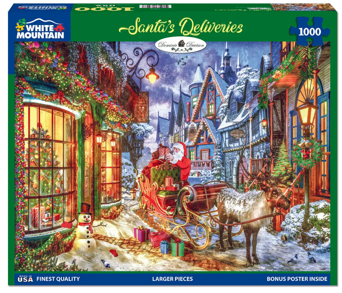 Santa’s Deliveries (1909pz) - 1000 Piece Jigsaw Puzzle