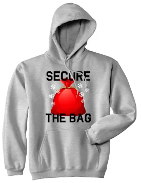 Secure The Bag Hiphop Christmas Mens Pullover Hoodie