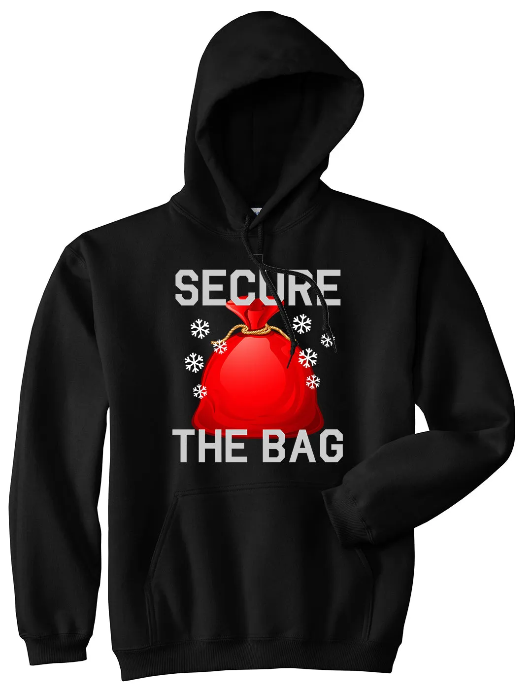 Secure The Bag Hiphop Christmas Mens Pullover Hoodie