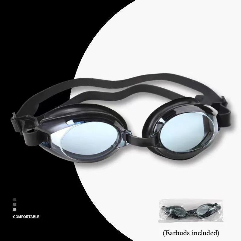 Silicone Swimming Goggles Waterproof AntiFog UV Protection for Men  Women