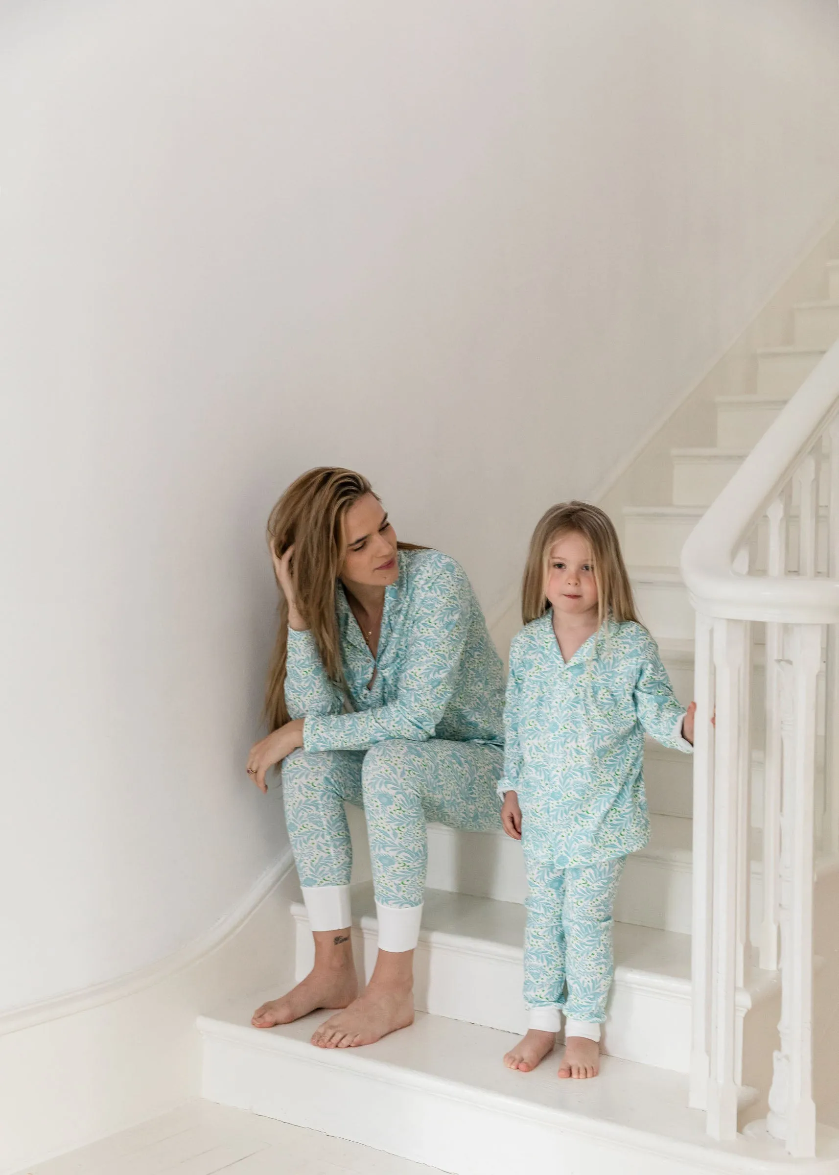 Sleepy Doe Morris Floral Revere Collar Kids PJ Set