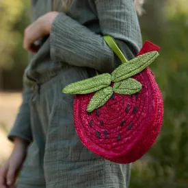 Strawberry Straw Bag