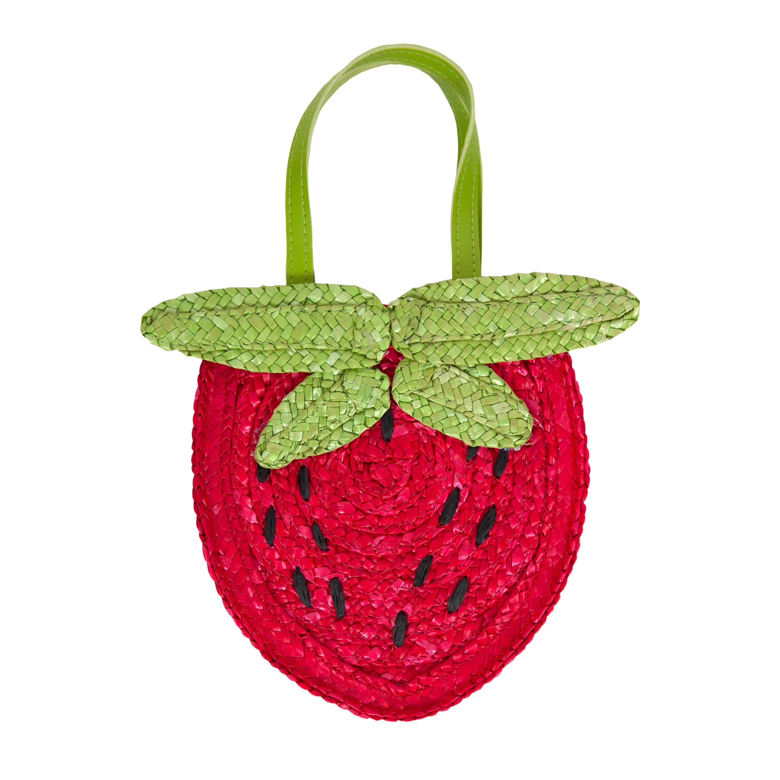 Strawberry Straw Bag