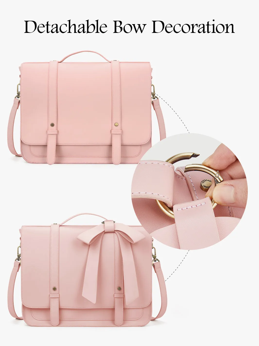 Summer Garden Romance Bow Briefcase