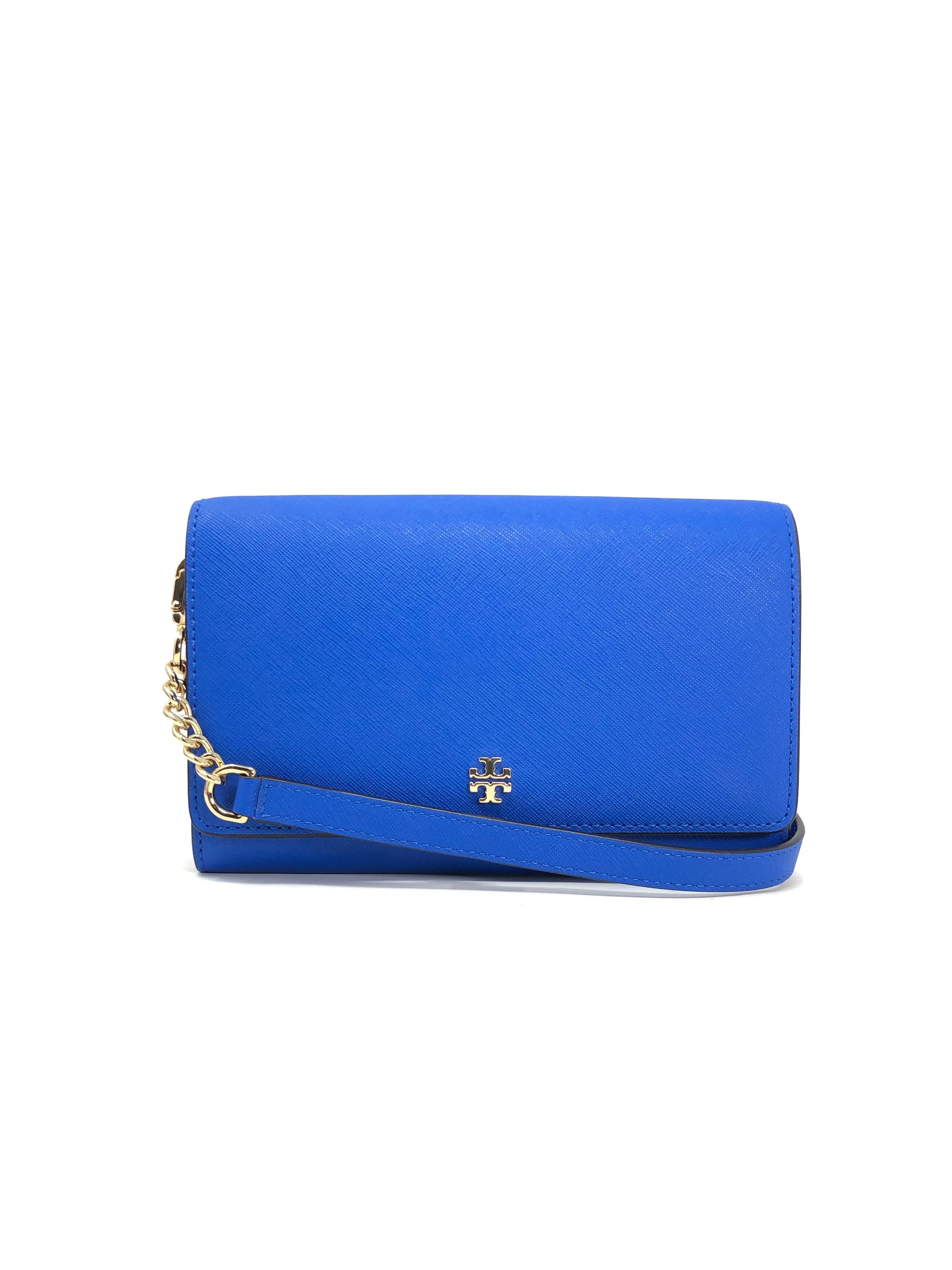 Tory Burch Bondi Blue Emerson Chain Wallet