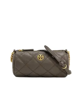 Tory Burch Volcanic Stone Willa Barrel Crossbody Bag