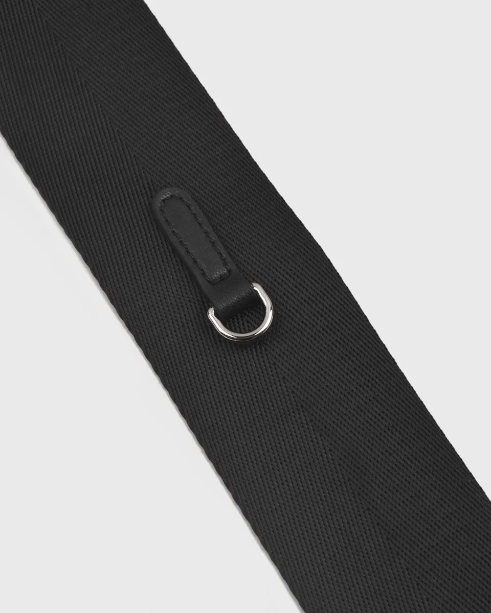 TOS x SIA Seat Belt Bag Strap (Black/Silver)