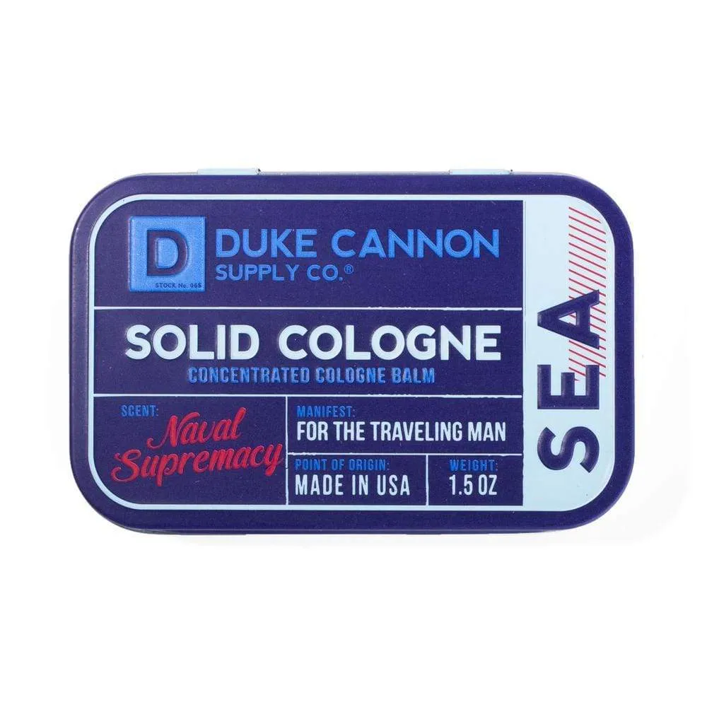 Travel-Ready Solid Cologne