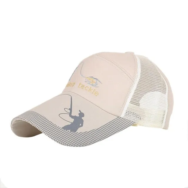 Unisex Men Women Adjustable Fishing Cap Snapback Golf Sports Hat Sun Visor