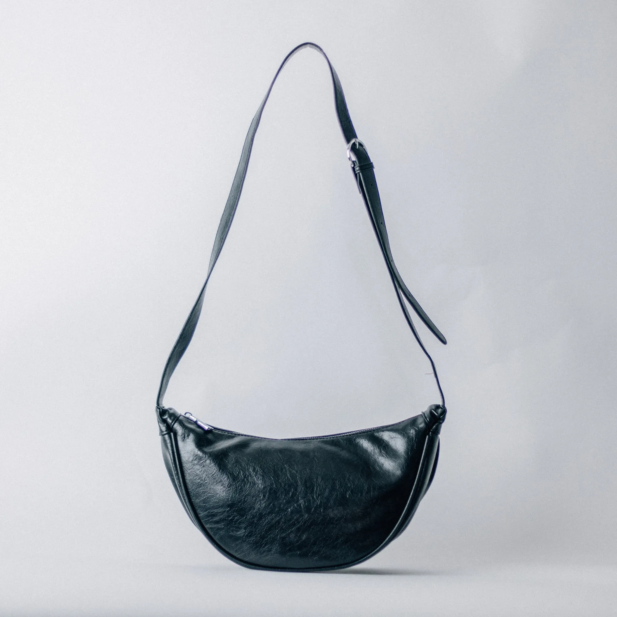 VEGAN HALF MOON CROSSBODY