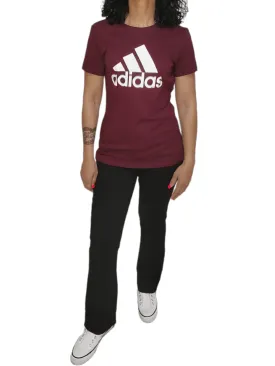 Women Tshirt - Big logo - Burgundy